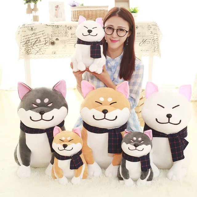 Bisho The Smiling Shiba Inu Dog Plushie