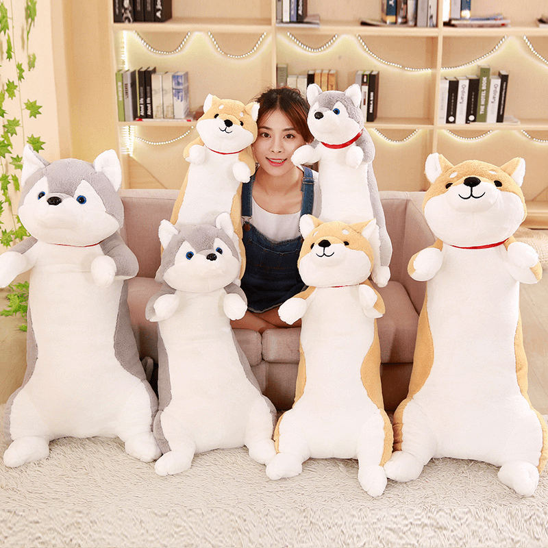 Hug Me Corgi and Husky Plushie
